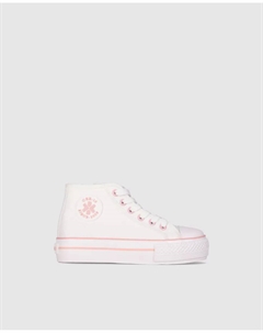 Холщовые кеды для девочек с застежкой-молнией и круглым носком, белый Chika10