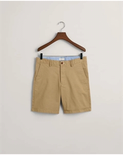 Шорты чинос с боковыми карманами и шлевками для ремня, бежевый Gant