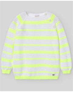 Полосатый свитер для мальчика Риас PAZ Rodríguez, желтый Paz rodriguez