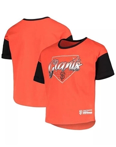 Футболка Big Girls Orange San Francisco Giants Bleachers Outerstuff