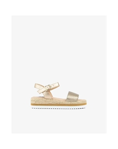 Сандалии для девочек золотистого цвета с отделкой в виде змеи, золотой Conguitos