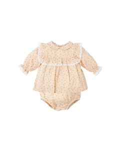 Платье для девочки со звездами и соответствующий чехол для подгузника, розовый Babidu