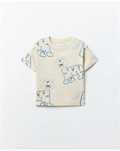 Футболка с принтом, цвет Crudo Сфера