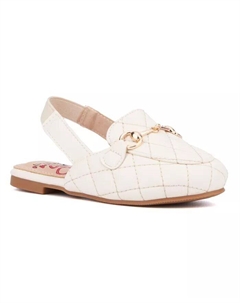 Детские мокасины для девочек, белый Olivia miller