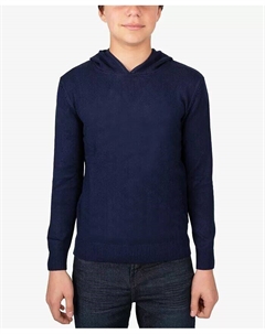 Базовый свитер с капюшоном для мальчика, синий Xray