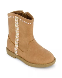 Ботинки Layla Stripe для девочек-малышей, коричневый Jessica simpson