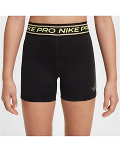 Короткие леггинсы для девочек Pro, черный Nike