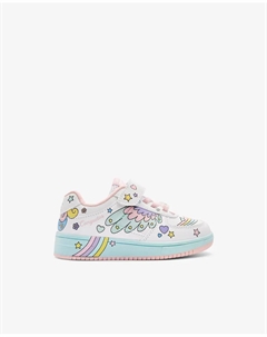 Кроссовки для девочек с нескользящей подошвой и фантазийным принтом, мультиколор Conguitos