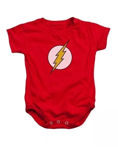 Комбинезон с логотипом DC Baby для девочек DC Baby DC Comics, красный Flash