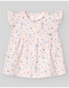 Платье с принтом для девочки, Подарочная коллекция PAZ Rodríguez, оранжевый Paz rodriguez