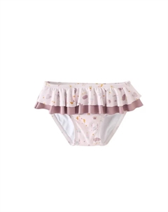 Плавки с принтом «единорог» для девочки с оборками, розовый Dadati