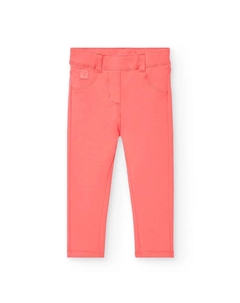 Простые джеггинсы для мальчиков с эластичной регулировкой, коралловый Boboli