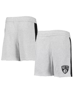 Серые шорты с вингбэком Big Boys Brooklyn Nets Outerstuff