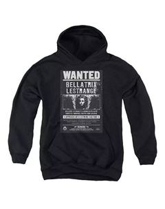 Мальчики Молодежь Wanted Bellatrix Pull Over Hoodie / Толстовка с капюшоном, черный Harry potter