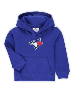 Флисовый пуловер с капюшоном Royal Toronto Blue Jays Team Primary Logo для мальчиков и девочек для малышей, синий Outerstuff
