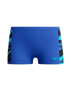 Плавки-шорты Boys Hyperboom Panel Aquashort, бирюзовый Speedo