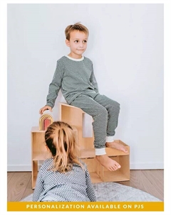 Пижамный комплект из 2 предметов из органического хлопка, сертифицированный GOTS, Greenwich (размер 10Y), унисекс, детский, мультиколор Malabar baby