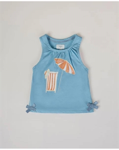 Футболка для девочки, светло-голубой Nanos