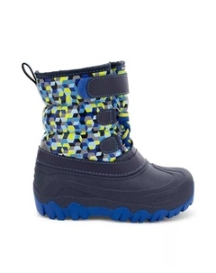 Ботинки Little Boys Ascend из искусственного меха для холодной погоды, синий Western chief