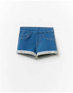 Махровые джинсовые шорты, синий Сфера