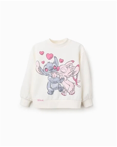 Белый свитер с длинными рукавами для девочки Zippy