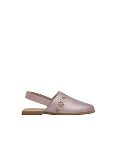 Сабо из ламинированной кожи для девочек, розовый Naturino