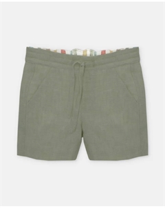 Простые шорты-бермуды для мальчика с карманами зеленого цвета, зеленый Martin aranda