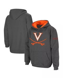 Темно-серый пуловер с логотипом Big Boys Virginia Cavaliers Stadium athletic