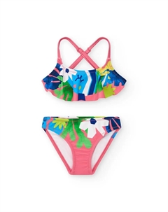 Бикини для девочки с принтом и оборками, розовый Tuc tuc