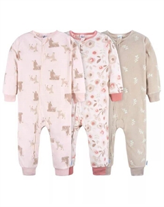 Флисовые пижамы без ножек для маленьких девочек и мальчиков, 3 шт, черный Gerber