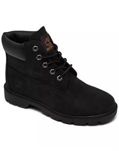 Классические водонепроницаемые ботинки для маленьких детей высотой 6 дюймов от Finish Line, черный Timberland