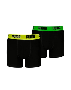 Детские трусы-боксеры — мягкие на ощупь и с удобным поясом (2 шт. в упаковке), черный Puma