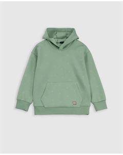 Толстовка для мальчиков с карманом и капюшоном, зеленый Ikks
