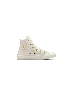 Chuck Taylor All Star Gold Luxe Детские повседневные кеды, белый Converse