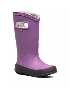 Мягкие резиновые сапоги для маленьких и больших девочек, фиолетовый Bogs°