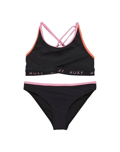 Купальник из двух частей Boys Colorblock, черный Roxy