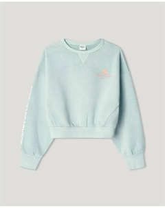 Толстовка для девочки Милы, бирюзовый Pepe jeans