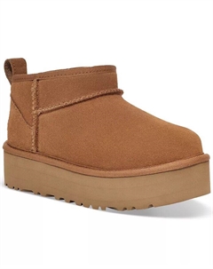 Детские классические ультра мини-ботинки на платформе ®, коричневый Ugg