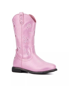Большие ковбойские сапоги для девочек в стиле вестерн, розовый Olivia miller