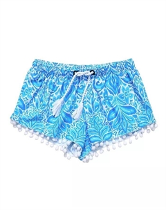 Синие шорты для плавания Santorini для малышей и девочек, синий Snapper rock