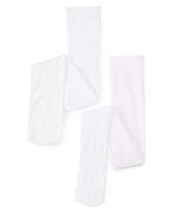 Комплект из 2 кружевных колготок из микрофибры, для маленьких и больших девочек Trimfit