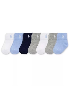 Носки Polo Baby Essential для мальчиков, упаковка из 7 шт, синий Polo ralph lauren