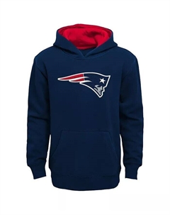 Толстовка с капюшоном для маленьких мальчиков и девочек Navy New England Patriots Prime Outerstuff