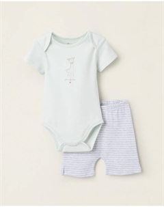 Пижама с короткими рукавами для мальчика светло-голубого цвета, светло-голубой Zippy