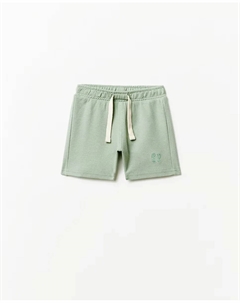 Шорты-бермуды из хлопкового пике, цвет Kaki Сфера