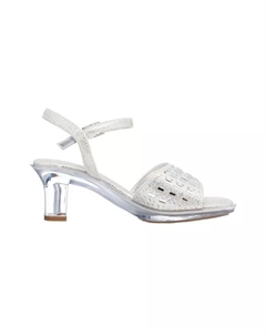 Туфли-лодочки для маленьких девочек Cinderella Shine, серебряный Kenneth cole new york