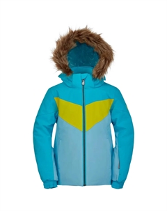 Детская горнолыжная куртка Bitsy Lola, синий/желтый Spyder