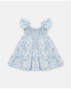 Платье для девочки с синим принтом, синий Martin aranda