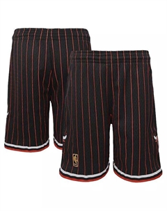 Шорты Big Boys Black Chicago Bulls Hardwood Classics Swingman Mitchell and ness