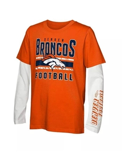 Большие мальчики и девочки Денвер Бронкос In the Mix футболка комбо комплект Outerstuff